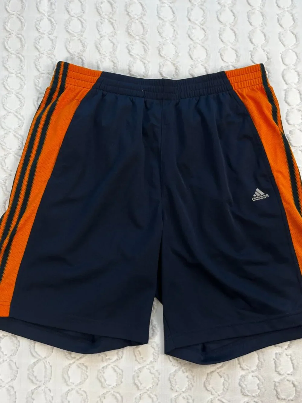 Adidas Men's Basketball Shorts Lot of 4 Athletic Sports Red Blue Orange Yellow